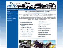 Tablet Screenshot of mcventurestruckbodies.com